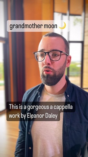 grandmother moon 🌙 This is a gorgeous a cappella work by Eleanor Daley, who sets a mystical text by a Mikmaq poet, Mary Louise Martin. The lush harmonies and beautiful melody create a special mood, evoking the soft dappling of moonlight on murmuring waters. #choral #choralmusic #singing #acappella #g6 #voices #classical #classicalmusic #choir #vocal #oldisgold #fyp #grandmothermoon #eleanordaley #ukaria | The Gesualdo Six