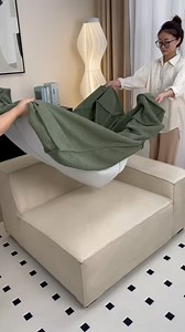 Don't want to throw away your old sofa? Then repurpose it! ♻️ We get it. That couch has history. But "sentimental" doesn't have to mean "shabby." Before you call the junk removal service, try this one sustainable swap. The most eco-friendly furniture is the furniture you already own. Give it a new chapter with a custom slipcover that fits like it was made for it... because it was. | Delight-My-Taste