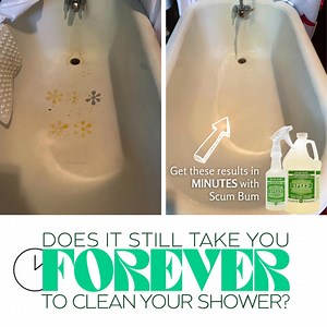 Still scrubbing the same spot 20 minutes later? Not with Scum Bum. Just spray, wait a few minutes, and wipe. Grime melts away—no elbow grease required. More sparkle, less scrubbing. More time for literally anything else. | Speed Cleaning