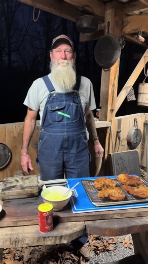 Last nights meal was so good. #comfortfood #friedporkchops #soup #biscuits #fyp @Duckblind Bistro
