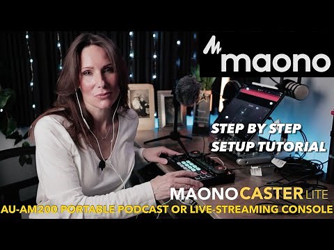 Maonocaster Lite Setting Up Your Livestream Or Podcast