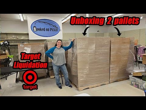 Unboxing 2 Pallets of Target Liquidation! What did We find? Check it out!