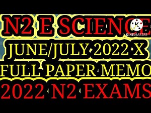 Engineering Science N2 June/July 2022 Question Paper and Memo ‪@mathszoneafricanmotives‬