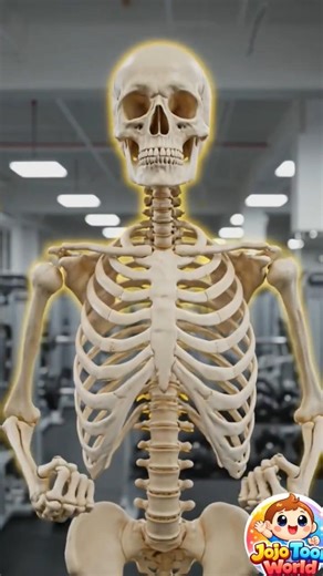 Daily Exercise Benefits | Gym Motivation in Hindi | Skeleton Workout Animation#short#sclation#ai#gym