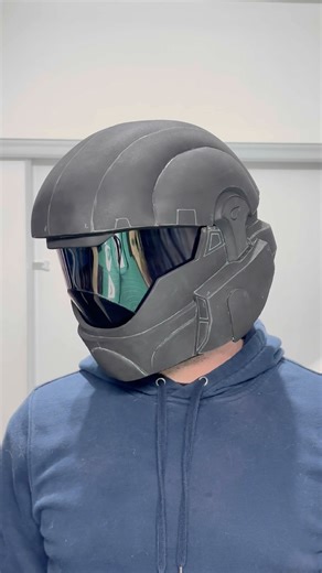 EVA Foam ODST Helmet Fit Test #cosplay #odst #halo