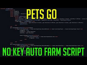 PETS GO - AUTO FARM SCRIPT NO GUI - NO KEY SYSTEM - GREAT FOR ROLLING RARE PETS AND FARMING HUGE PET
