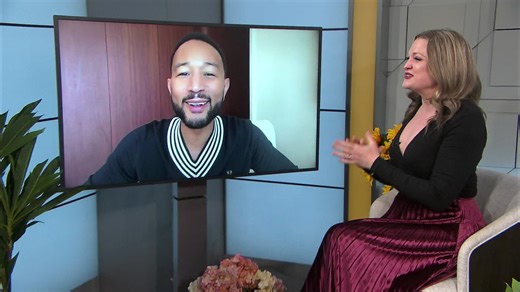 Singer John Legend discusses his upcoming tour