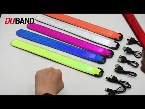 LED Flashing Slap Armbands | Fun Glow Light Bands for Night Events & Parties