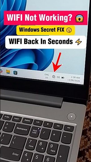 ⚡ Windows 11 WiFi Not Connecting? Fix It FAST! #short #wifi #windows11
