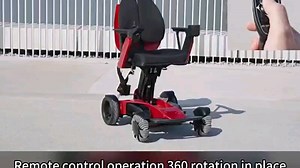 Smart Automatic Handicapped Motorized Foldable Electric Wheelchair for Seniors Motorized Mobility Aid