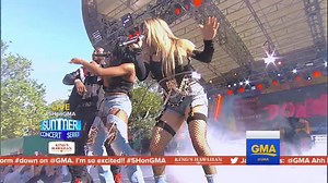 FULL PERFORMANCE: Fifth Harmony performs "Down" with Gucci Mane only on GMA! https://yhoo.it/2rsOaSk | Good Morning America