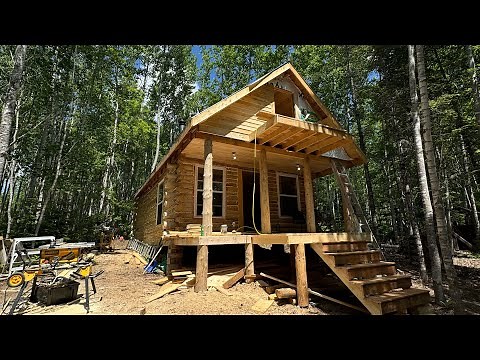 Start to finish building a log cabin in the Canadian North,we have moose,dear,bear and coyotes