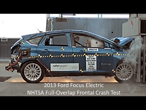 2012-2018 Ford Focus Electric NHTSA Full-Overlap Frontal Crash Test