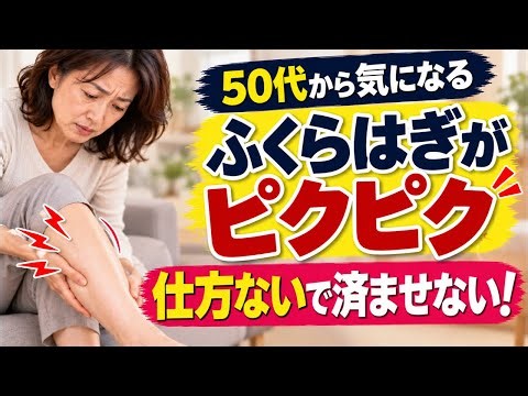 【ふくらはぎがピクピク】勝手に筋肉が動くのはなぜ？「疲れのせい」で終わると危険な理由