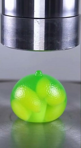 Slime Fruits Hydraulic Press ASMR 🥑🍈🥥