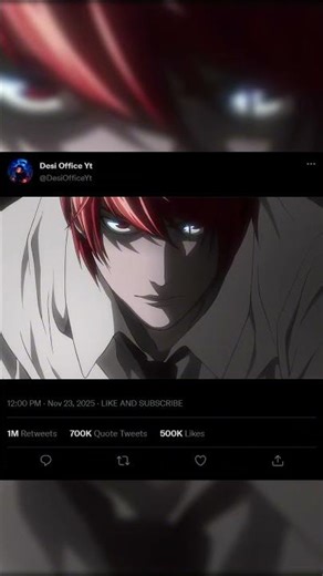 Kira is very dangerous Death Note #deathnote #deathnoteedit #anime #edit #short #viral #video