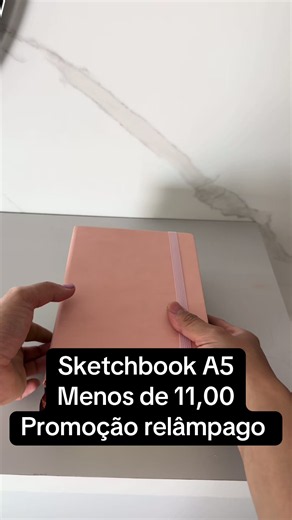 Sketchbook A5 em promoção: moleskine e opções coloridas por menos de 11,00
