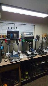 5 of 12 printers running 24/7 #3d #3dprinting #printfarm #macgyver3dprinting #fyp