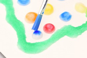 One of THE COOLEST and EASIEST Christmas crafts! https://onelittleproject.com/christmas-salt-painting/ | One Little Project