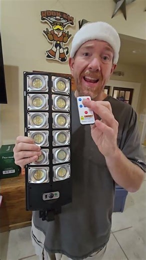 Outdoor solar street light with 360 LED wide-angle coverage