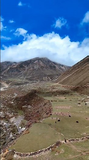 Timelapse from samdo #travel #nepal #nature