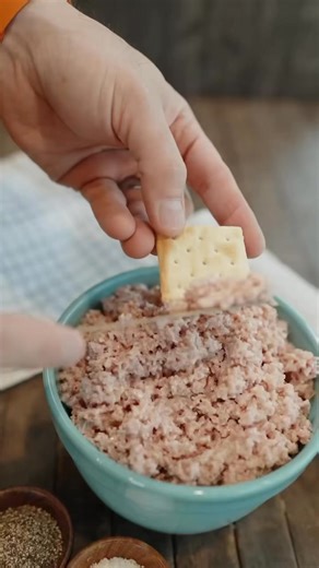 Old‑school flavor with a modern twist! This homemade Deviled Ham is the perfect way to use up leftover ham with some mayo, Dijon mustard, hot sauce, and a splash of vinegar! Perfect on crackers or piled high on a sandwich. | Southern Bite