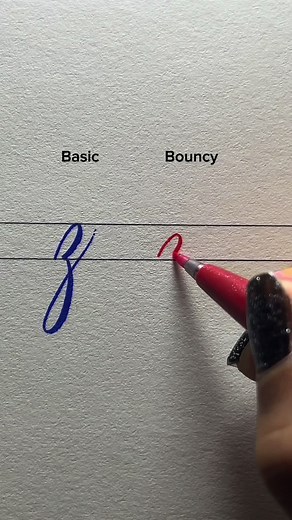 Basic & Bouncy Calligraphy Tutorial