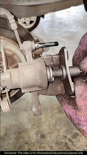Rear Wheel Brake Caliper Replacement 🔧 | Step-by-Step Guide #auto #mechanic #carrepair