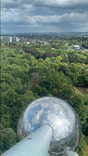 Inside The Atomium, Brussels.