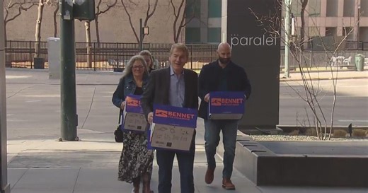 Sen. Michael Bennet drops off signatures to appear as gubernatorial candidate on ballot