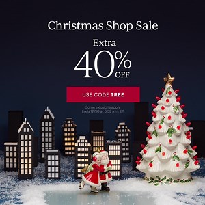 19 reactions | Our Christmas Shop Sale is still happening at lenox.com! Save 40% with code TREE, plus save big on select 2022 annuals at the link below Shop now: https://bit.ly/3GpCQyH | Lenox | Facebook
