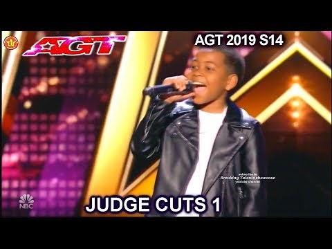 Dylan Gilmer 10 year old rapper "Humble" HE'S GREAT & CUTE | America's Got Talent 2019 Judge Cuts