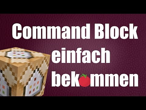Minecraft Command Block einfach bekommen