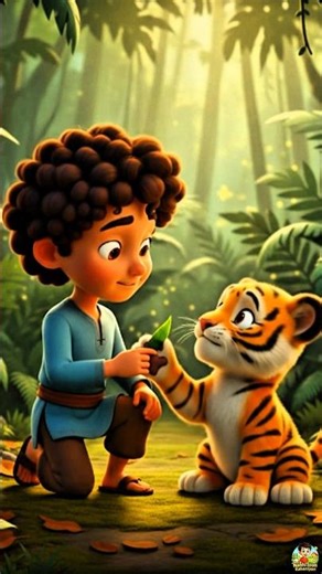 Ayan Or Baby Tiger Ki Dosti Hindi Cartoon Moral Story|#hindicartoon #cartoon #3danimation