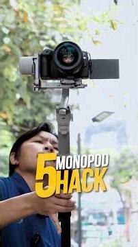 5 Tips เทคนิคการใช้ monopod ใช้แบบไหนได้บ้าง?