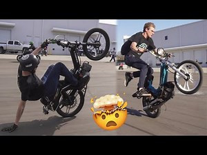 Riding with the WORLDS BEST MOPED STUNTERS
