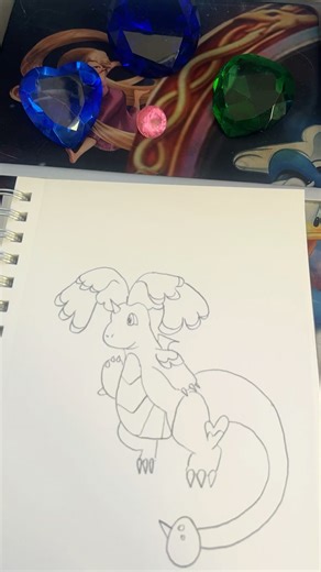 Mega Dragonite drawing from Pokémon