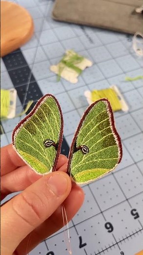 How to use Stick and stitch #threadpainting #embroidery