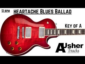 Heartache Blues Ballad Guitar Backing Track Jam in A major
