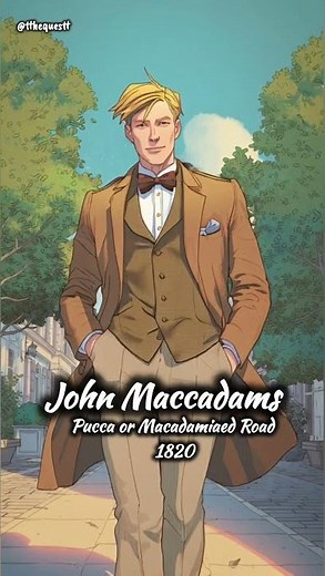 The First Macadam Road by John Loudon McAdam