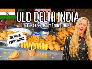 Ultimate Old Delhi Street Food Tour | Tourists Try EVERYTHING!! 🇮🇳