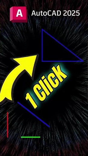 90% of AutoCAD Users Can’t Do This Triangle in One Click