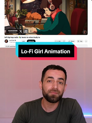 Recreating Lo-Fi Girl Animation with Free AI Tools