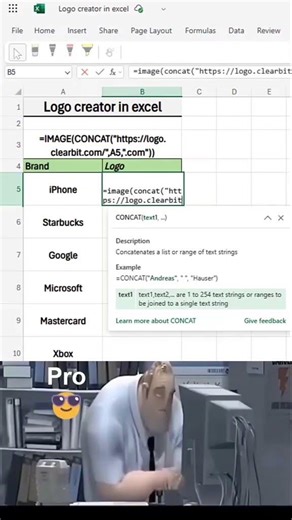 Nggak Banyak yang Tau! Rumus =IMAGE di Excel Bisa Bikin Logo Muncul Otomatis 😱 #excelpemula #excel