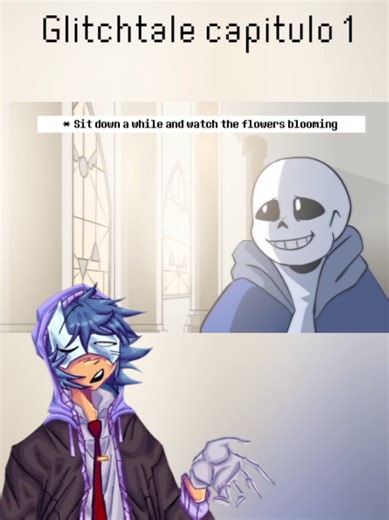 glitchtale capitulo 1 (undertale au) #undertale #undertaleau #sans #sansau