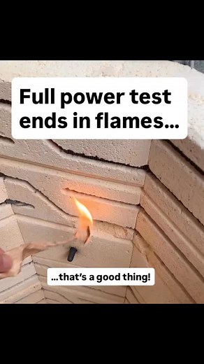 Yesterday’s element test after that unexpected lava episode in the last two posts. Very happy that I didn’t need to change any elements as this is a busy time for the firing service and my faithful @olympickilns kiln has already fired another full load! 🎉🔥🤗🔥 To double check if your elements have shorted out after a clay or glaze mishap: Turn off power source. Vacuum brick dust, clay or glaze debri and all element channels/chamber sides & base. Securely pin any sections of element that may sa