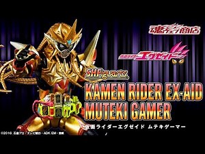 【爆箱】長髮耀眼又危險的Ex-aid！S.H.Figuarts幪面超人Ex-aid Muteki Gamer！