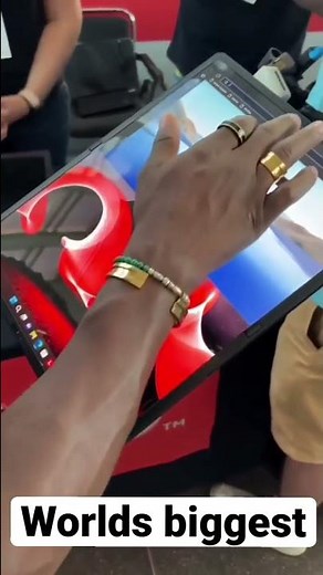 Worlds biggest folding tablet