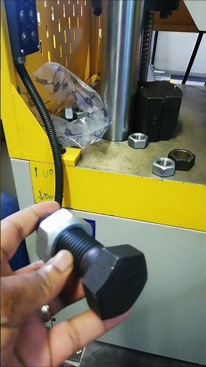 EVALUATING BOLT AND NUT AFTER LOAD TEST (PUSH AND PULL TEST) IN MECHANICAL TESTING LABORATORY