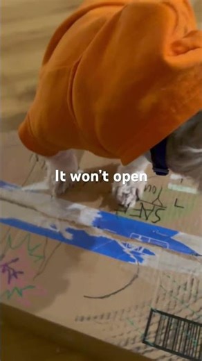 Can she actually open the safe? #dog #challenge #funny